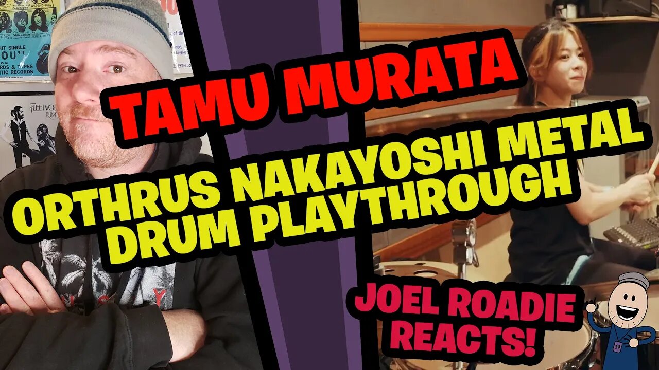 Orthrus NAKAYOSHI METAL Drum Playthrough - Roadie Reacts