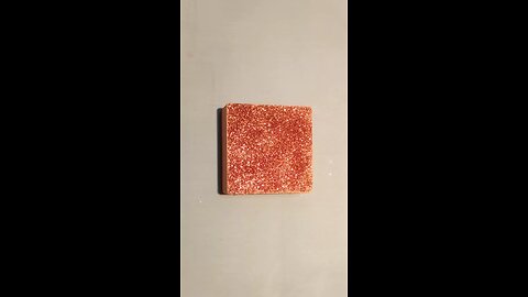 Orange Glittery Block 🧡