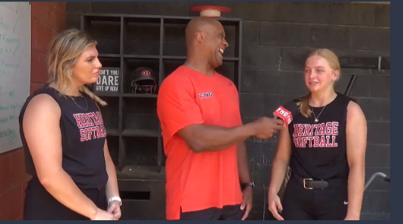 Colleyville Heritage Pitcher Lindesy McConnell & 2B Karine Morrison After Qualifying For State