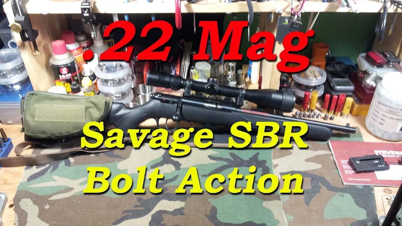 Stevens/Savage, 305F, .22 Mag, SBR, Bolt Action, Trapper/Survival Rifle