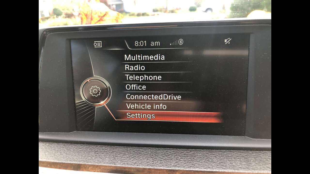 How to change the clock in a BMW.