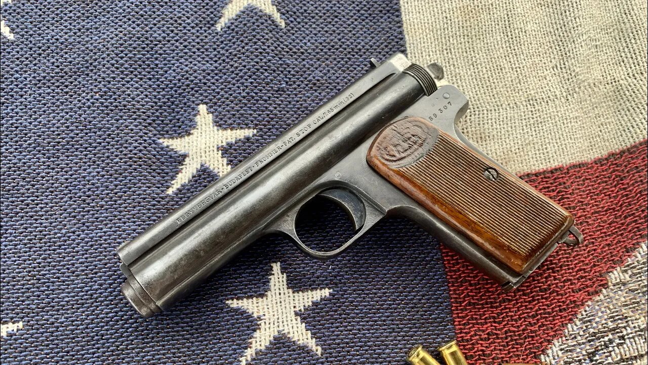 1916 Frommer Stop 32 acp pistol German military contract proof marks