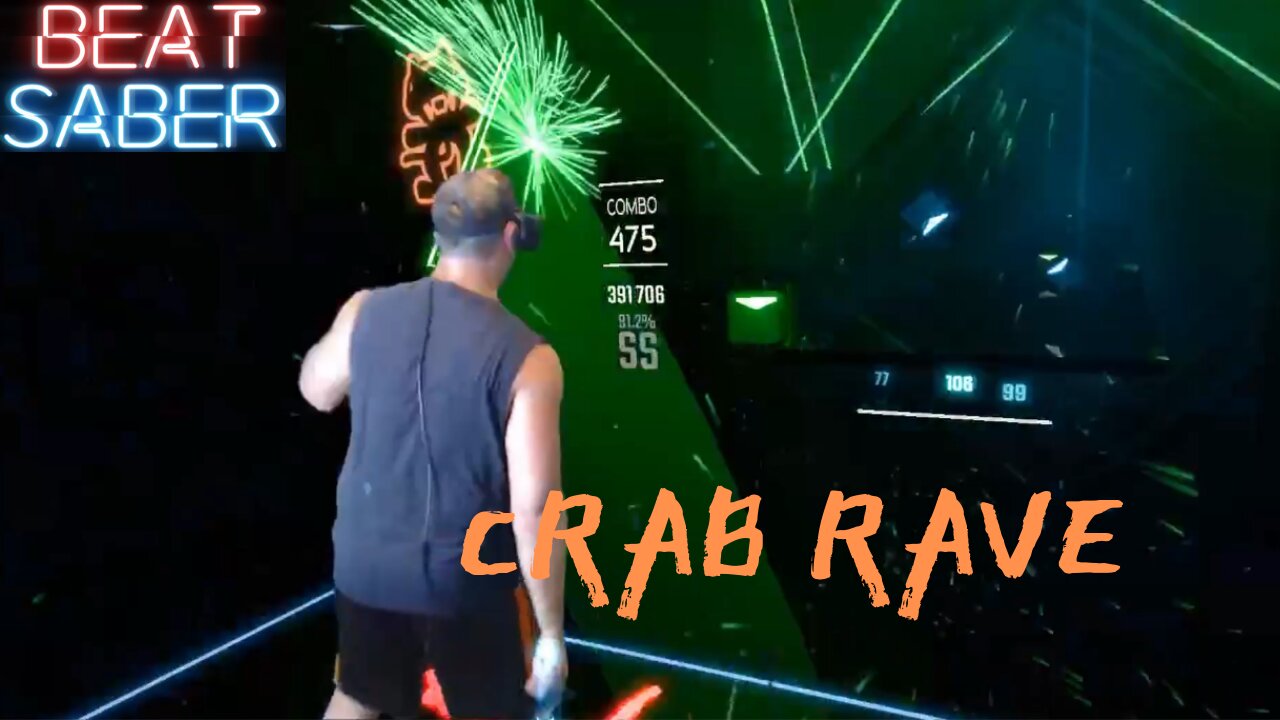 Beat Saber || Crab Rave - Noisestorm || Expert+ Mixed Reality