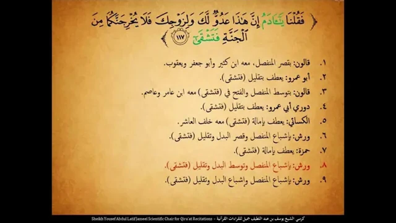 128 ‏‏الربع المائة وثماني وعشرون وعنت الوجوه