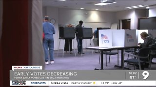 Number of people early voting decreases in Pima County