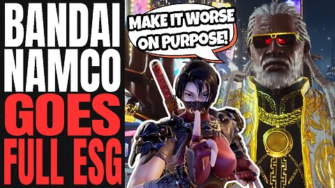 GET WOKE GO BROKE | Bandai Namco Goes FULL DEI And ESG And PROMISES More FAKE DIVERSITY In GAMES