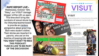 Wetumka Survivors. What Can They Teach Us To Help Others? V1SUT on ROPE Report LIVE!