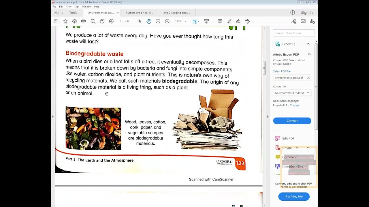 Science class 5 14 4 2021