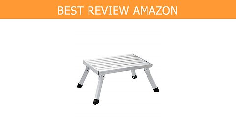 AmazonBasics Step Stool Aluminum 200 Pound Review