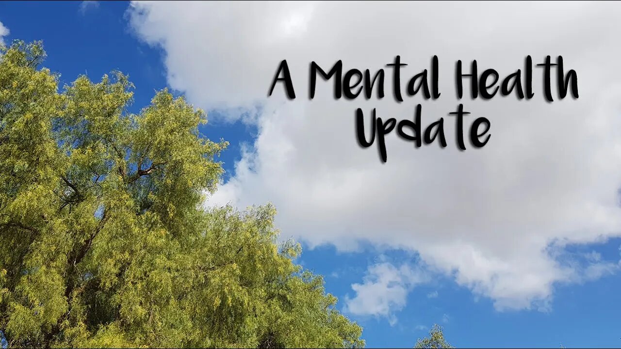 A Quick Mental Health Update