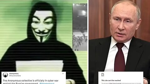 Anonymous has a message for Vladimir Putin