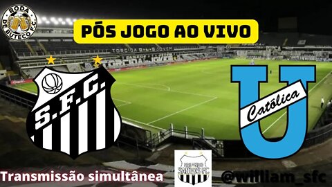 PÓS JOGO SANTOS 3x2 UNIVERSIDAD CATÓLICA DIRETO DA VILA BELMIRO