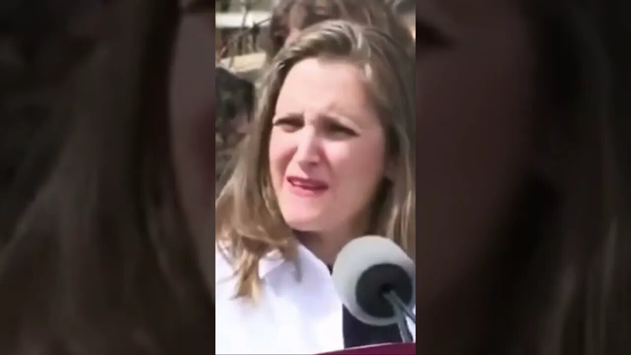 Freeland Talks “Tragedies” of Canadian Job Loss Due to Covid Despite Her Government Firing Thousands