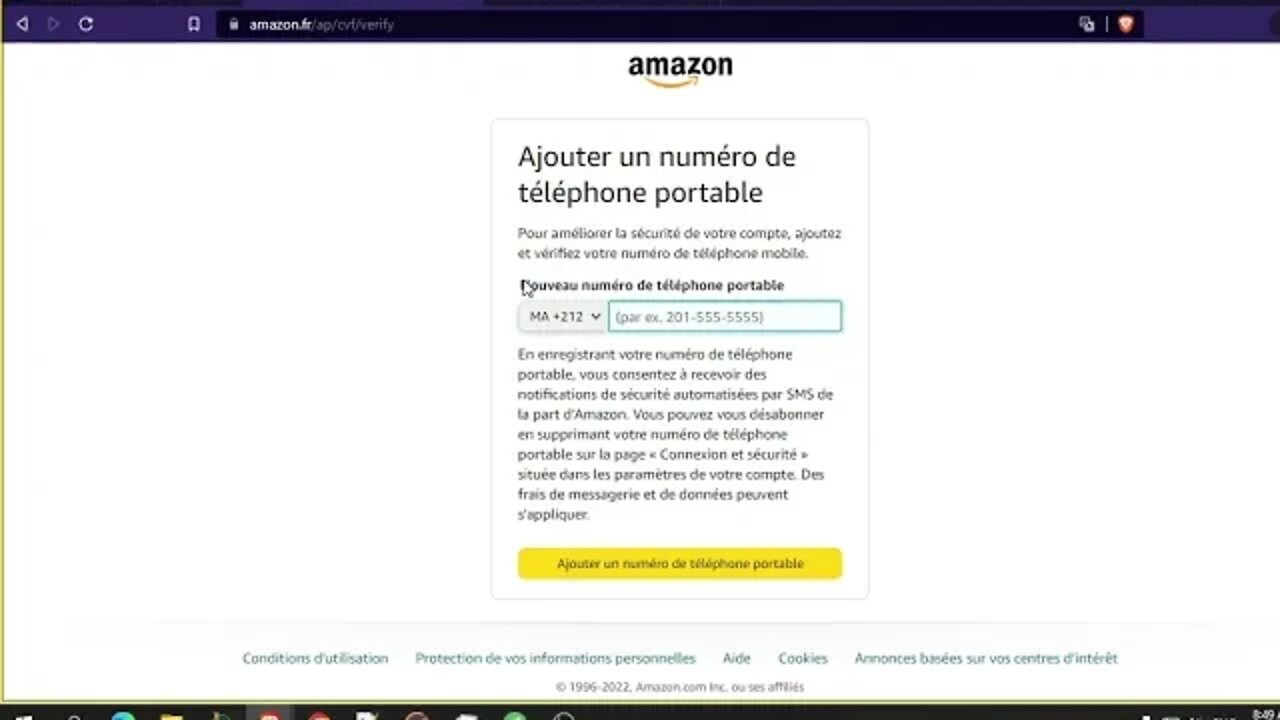 how to make amazon prime 2022