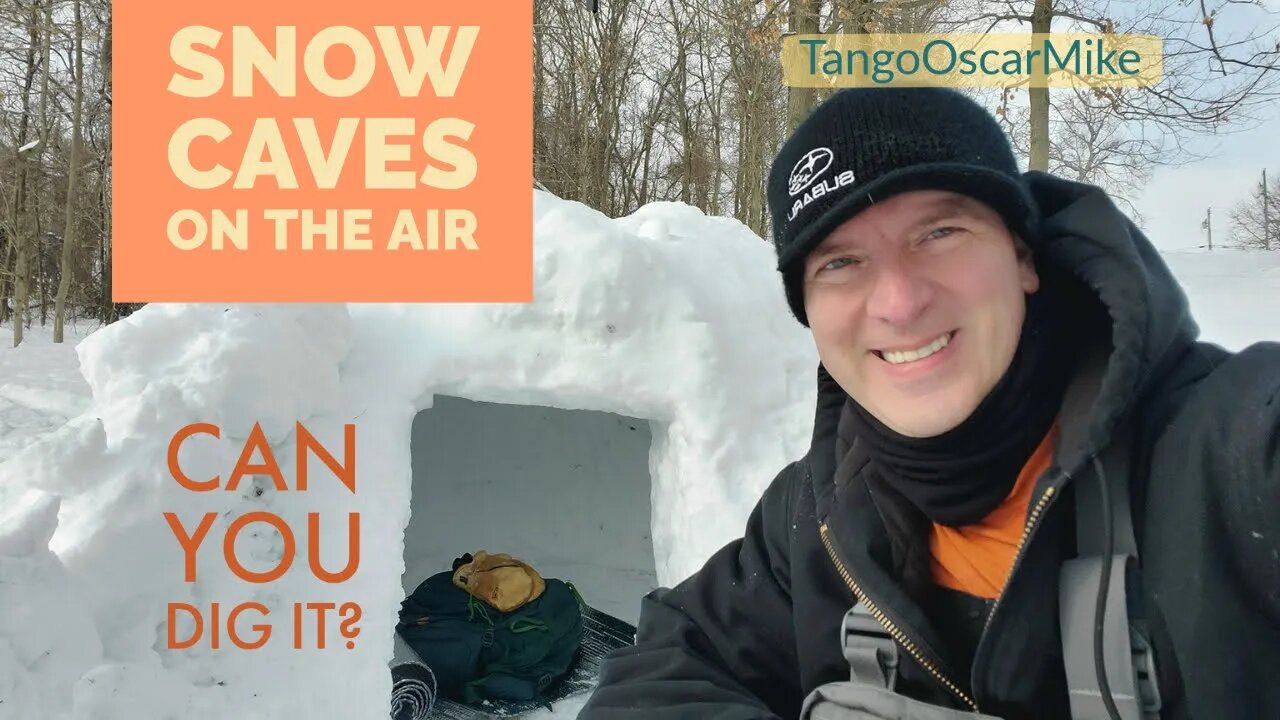 First ever snow cave ham radio contact