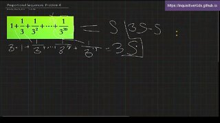 Proportional Sequences: Problem 4