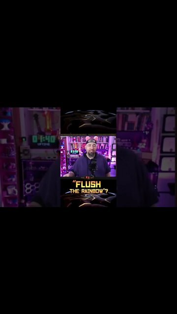 What is "Taste the Rainbow" but on the way out? #shorts