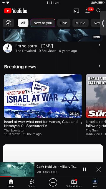 Israel at war youtube 10/10/2023