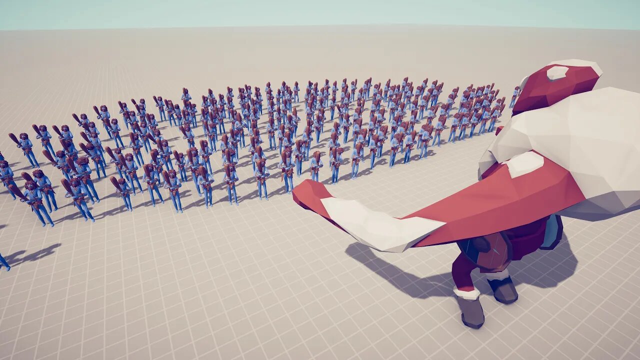 Ice Giant VS 200 Clubber. Totally Accurate Battle Simulator TABS