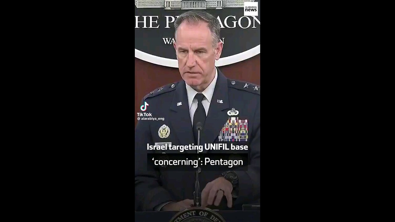 ISRAEL TARGETTING UNIFIL BASE CONCERNING: PENTAGON TOP US ARMY GENERAL LIES.