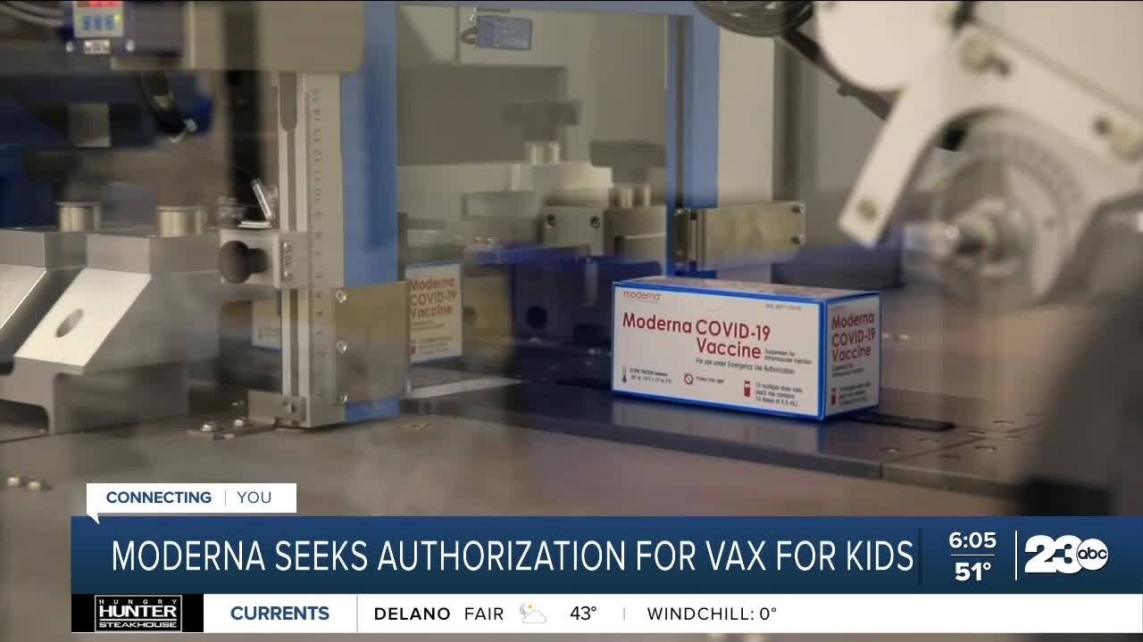 Moderna seeks emergency use authorization for COVID-19 vaccine for younger kids