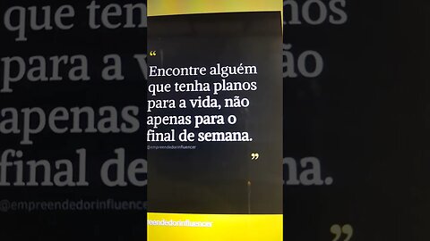 Planos para a vida