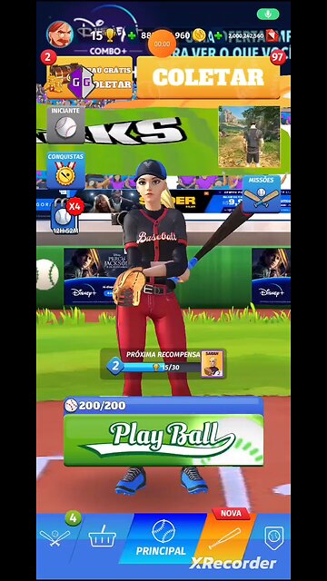 Baseball Club: Moeda Diamante tudo infinito 😱😱😱