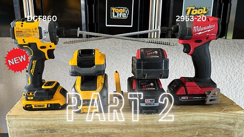 Part 2 of the beat Dewalt DCF860 battle vs Milwaukee 2953-20