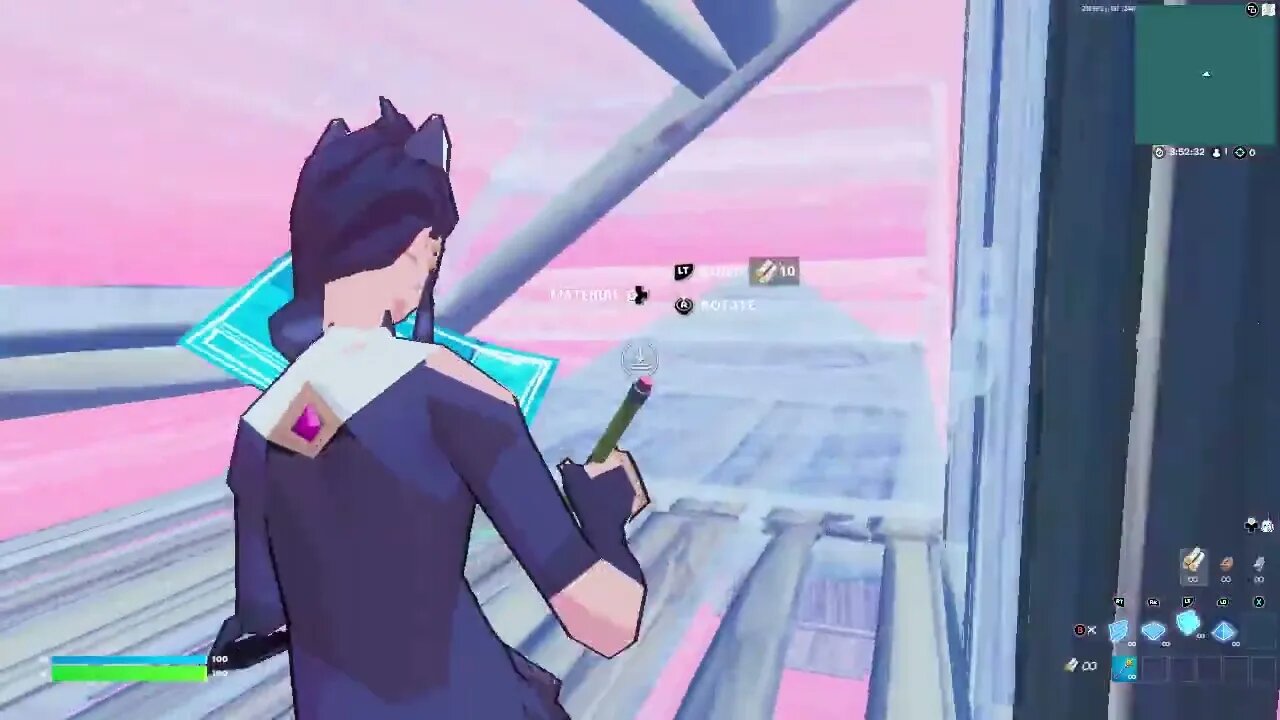 im back!!!! showing off my new edit speed with new Fortnite settings (free build)