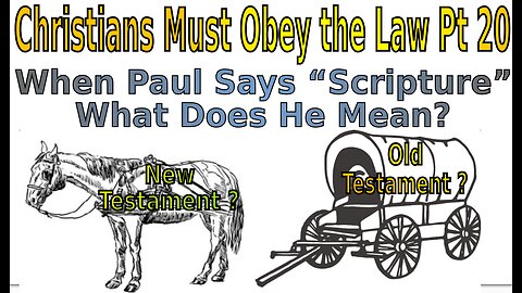 Christians Must Obey the Law Pt 20