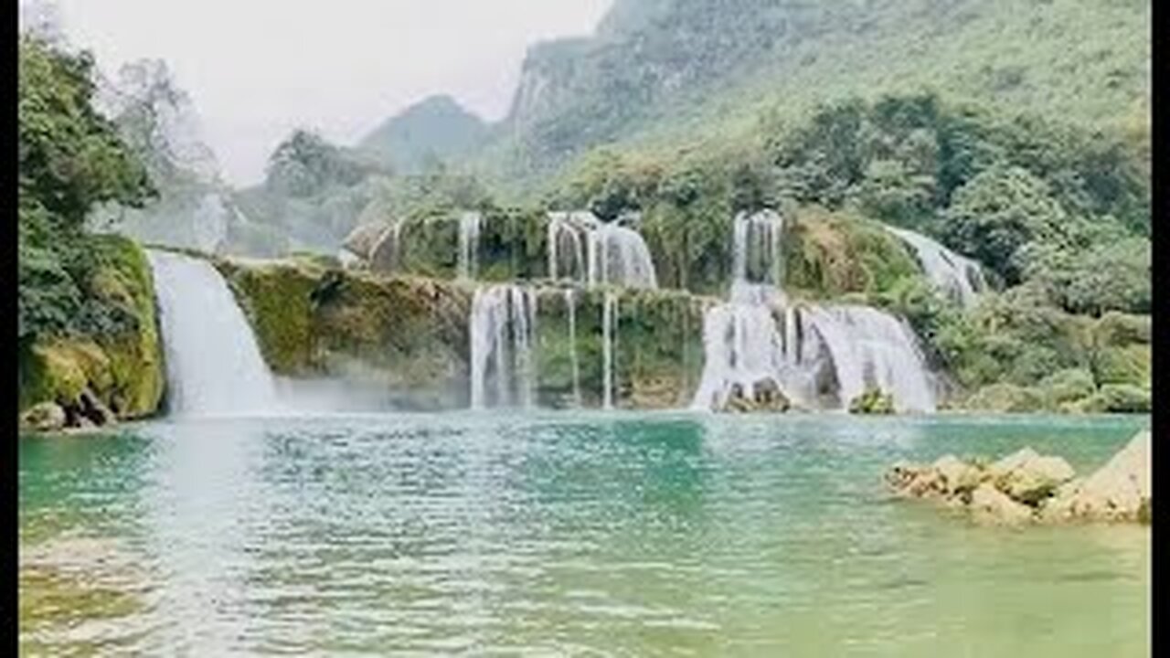 Waterfall & Jungle Sounds for sleep, meditation, focus and studying. Waterfall bird sounds. Instantly fall asleep into deep sleep