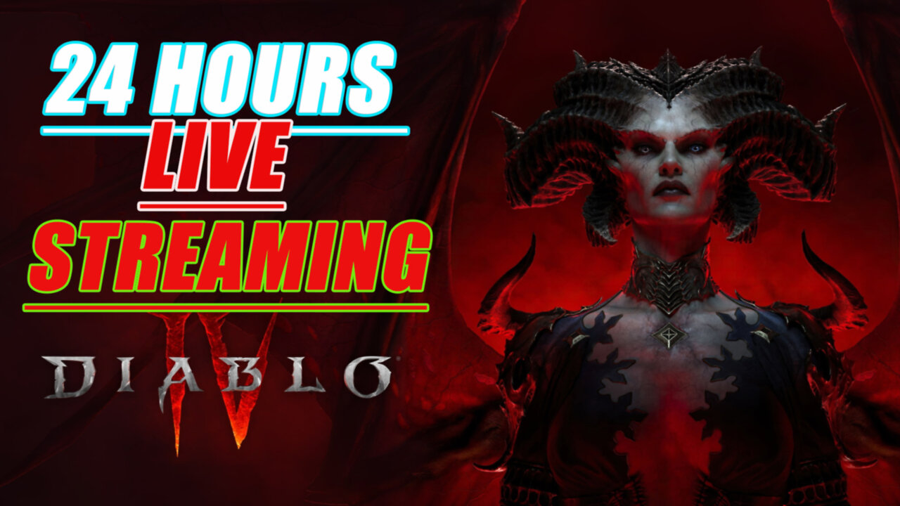 🔴PLAYING DIABLO 4 😈 24 HOURS K4Z5 LIVE ON YOUTUBE AND KICK #diablo #live #24hours #diablo4