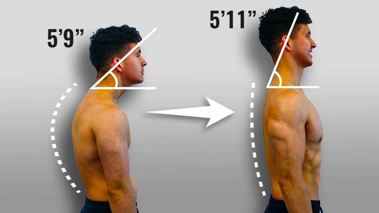 The PERFECT 5 Minute Posture Routine To Increase Your Height