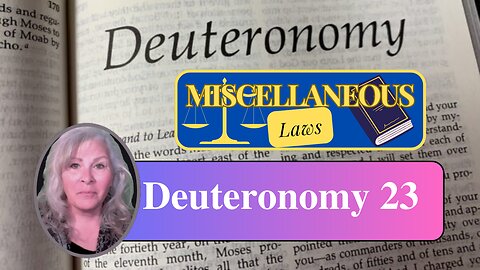 Deuteronomy 23