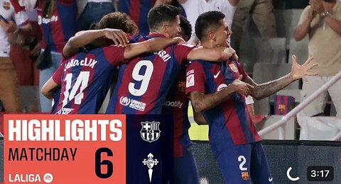 FC Barcelona vs Real Celta 3-2 Highlights Laliga