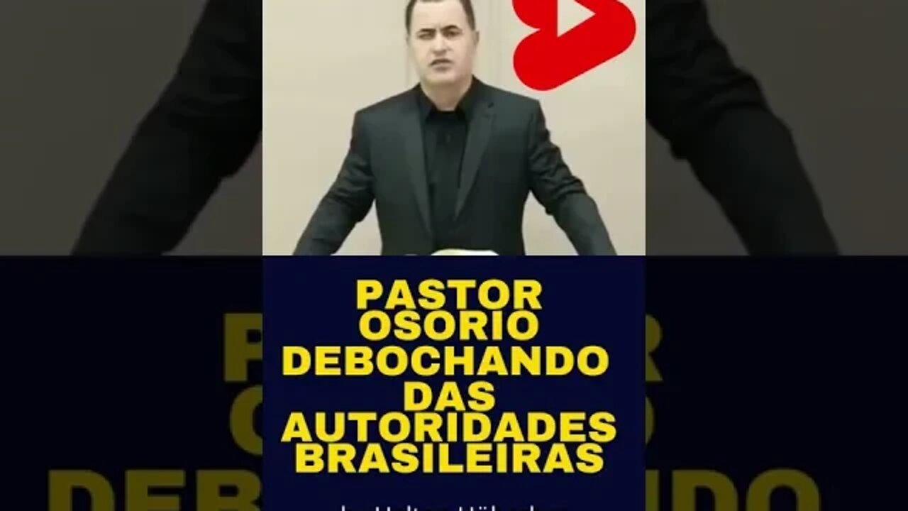 Pastor Osório DEBOCHANDO #shorts