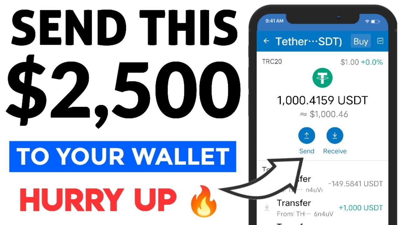 Send This $2500 USD To Your Wallet | Hurry Now