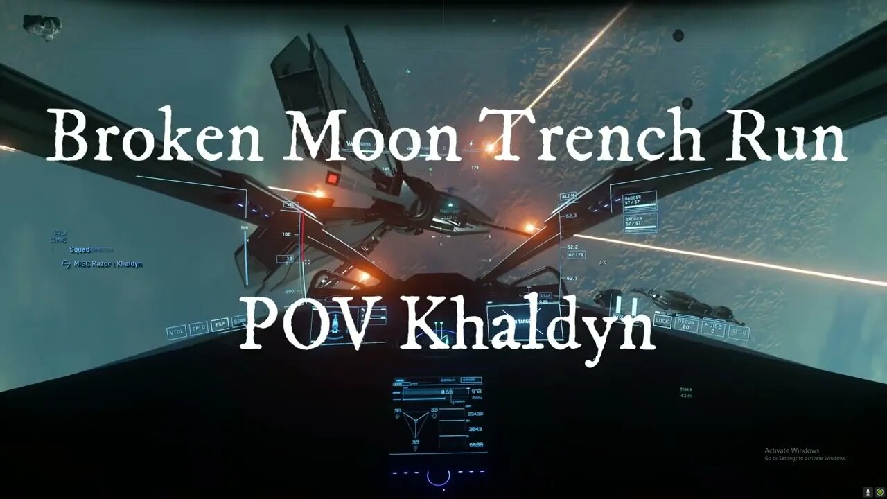 Broken Moon Trench Run Race