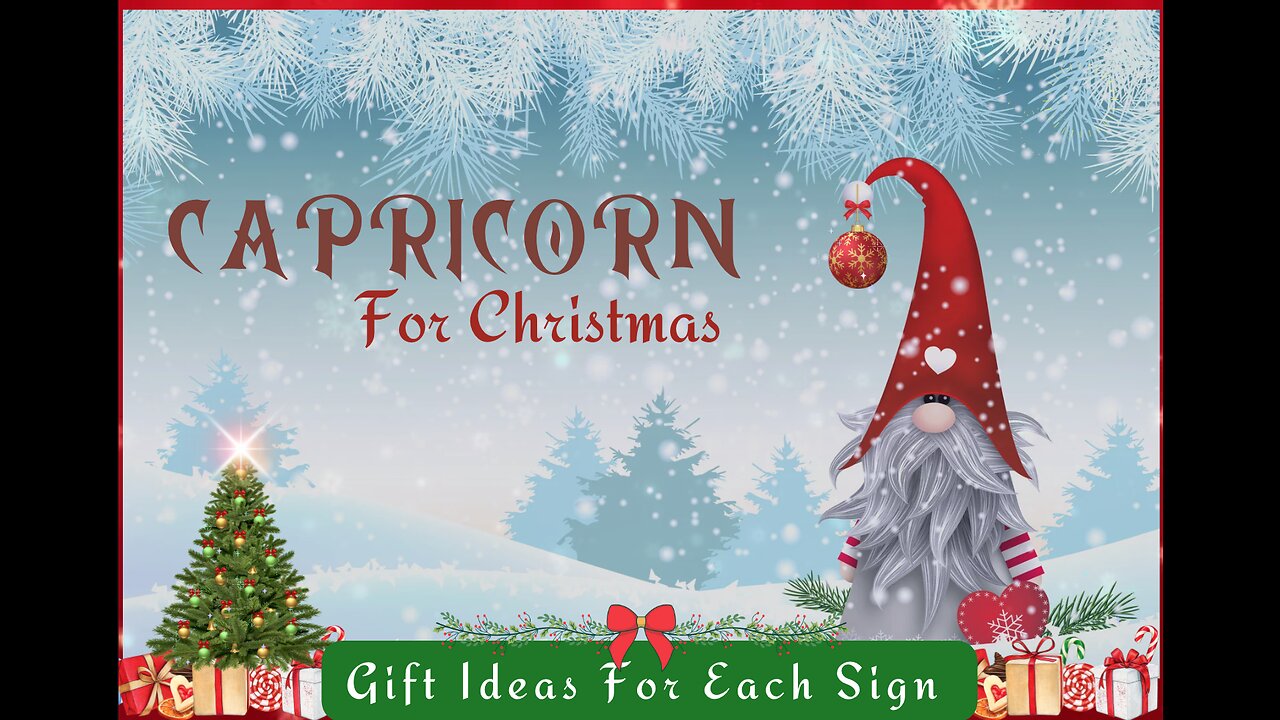 CAPRICORN: What to get your Responsible Capricorn for Christmas🎄