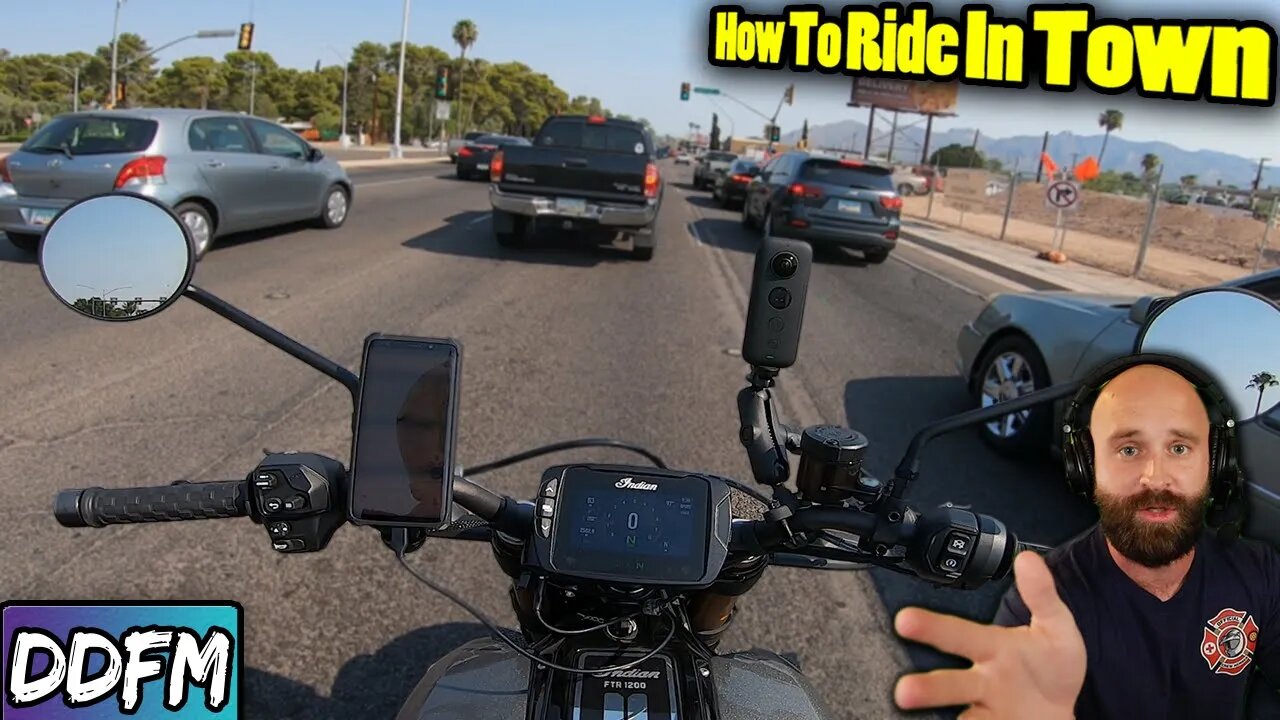 Riding A Motorcycle In Town / RAW DDFM