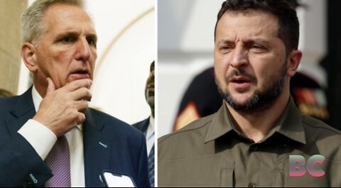 Zelensky visit shows McCarthy walks ‘thin line’ on Ukraine aid