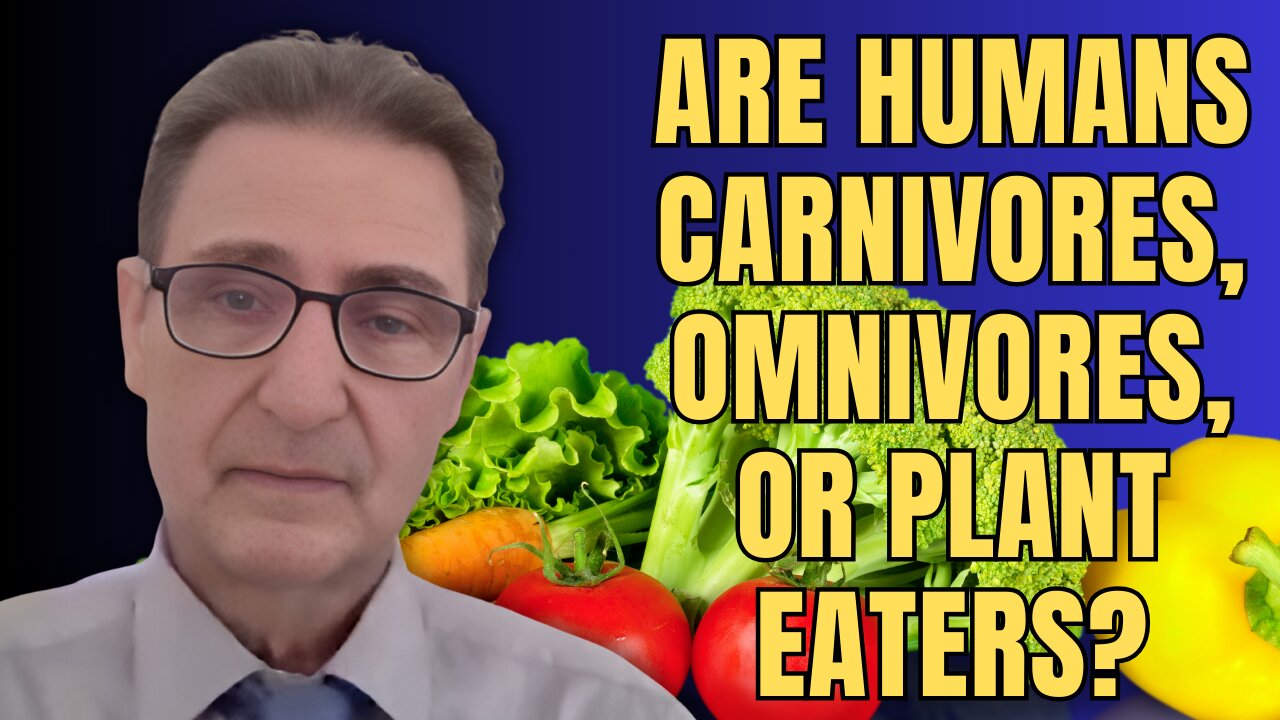 Are humans carnivores, omnivores, or plant eaters? What are we genetically adapted to eat?