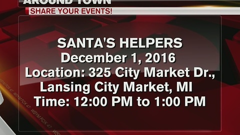 Around Town 11/29/16: Santa's helpers at Lansing City Market