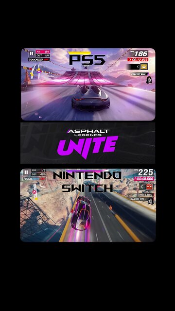 New Asphalt Game on PS5 vs Nintendo Switch! You Won't Believe the Difference! #PS5VsSwitch