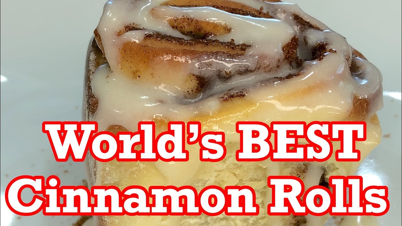 How To Make World's Best CINNAMON ROLLS (Just Like CINNABON) - Amazin' Cookin'