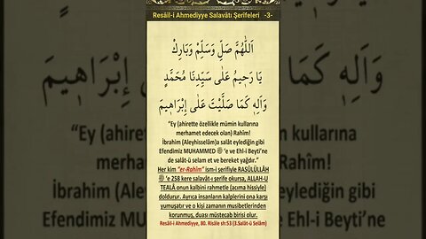 Düğümleri Çözen Salavatlar-3