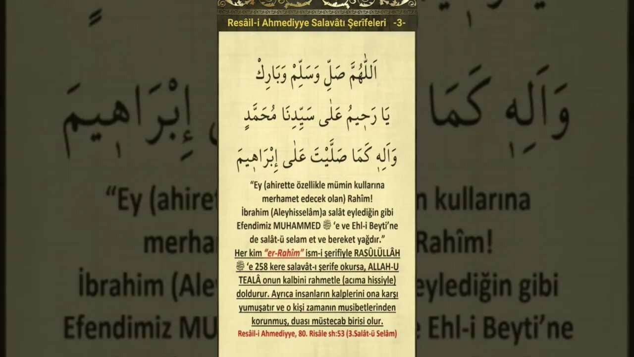 Düğümleri Çözen Salavatlar-3