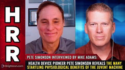 Pete Simonson reveals the many startling physiological benefits of the JUVENT machine