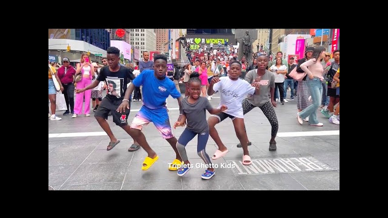 Ghetto Kids - Dance at Time Square New York