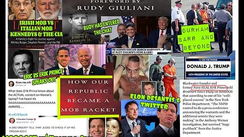 INSERT RUDY the FBI raided him 1st | TRUMP | BIDEN | DESANTIS | How our Republic became a MOB RACKET